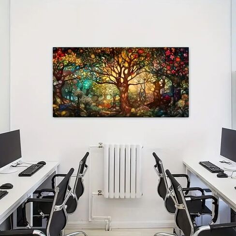 MOMDEDP 5D Tree of Life Diamond Art Kits for Adults,5D Diamond Painting DIY Large Size Diamond Art Diamond Painting Kits for Adult,Round Full Drill Diamonds, Diamond Art Kits for Home Decor 16x28 inch in Kuwait