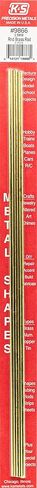 K&S 9862 Round Brass Rod, 1.5mm OD x 300mm Long, 5 Pieces, Made in The USA in Saudi Arabia
