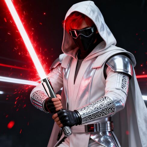 Dueling Lightsaber, Long LED Light Saber Sword with RGB 15 Color FX Sound & Motion Sensor Type-c Rechargeable Lightsabers Toy for Adults Kids Cosplay (43.8inch) in Kuwait