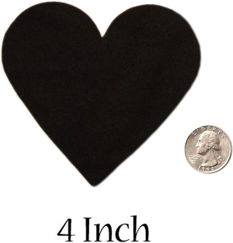 Playfully Ever After 4 inch Felt Hearts 16pc - Red in Saudi Arabia