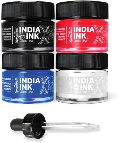 Speedball India Ink 5 Piece Set in Saudi Arabia