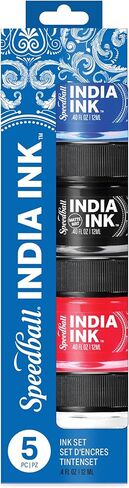 Speedball India Ink 5 Piece Set in Saudi Arabia