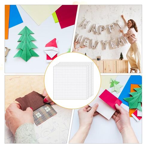 cobee 5 Sheets 2000 Pcs Foam Squares Double Sided Foam Tape, Foams Adhesive Squares, Foams Dots Stickers for Crafts Office Supplies DIY Crafting Scrapbook in Saudi Arabia