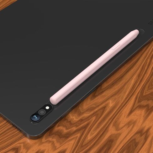 LOVE MEI Silicone Pencil Case Compatible with Samsung Galaxy Tab S11, S11 Ultra, Protective Sleeve with Non-Slip Grip, Hard Case Cover (Pink) in Saudi Arabia