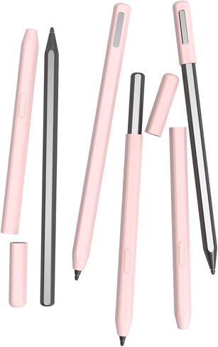 LOVE MEI Silicone Pencil Case Compatible with Samsung Galaxy Tab S11, S11 Ultra, Protective Sleeve with Non-Slip Grip, Hard Case Cover (Pink) in Saudi Arabia