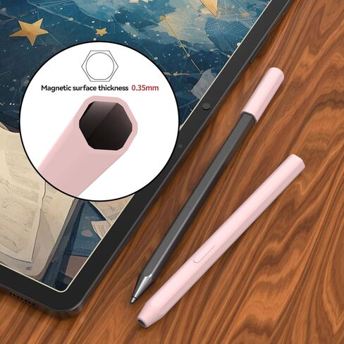 LOVE MEI Silicone Pencil Case Compatible with Samsung Galaxy Tab S11, S11 Ultra, Protective Sleeve with Non-Slip Grip, Hard Case Cover (Pink) in Saudi Arabia