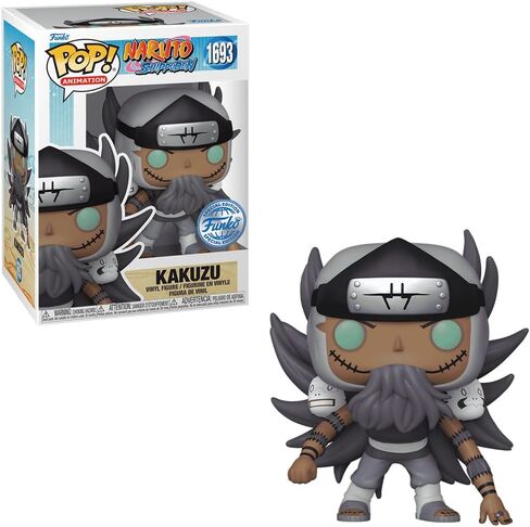Funko Pop! Naruto: Shippuden - Kakuzu (Earth Grudge) Vinyl Figure, Approx. 4 Inches, Black/Green in Saudi Arabia