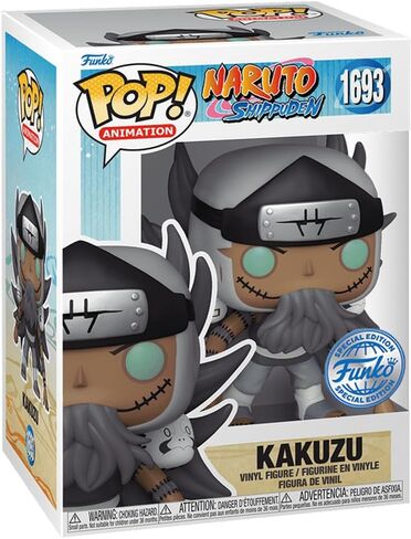 Funko Pop! Naruto: Shippuden - Kakuzu (Earth Grudge) Vinyl Figure, Approx. 4 Inches, Black/Green in Saudi Arabia