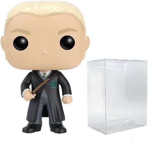 POP Harry Potter - Draco Malfoy Funko Vinyl Figure (Bundled with Compatible Box Protector Case), Multicolor, 3.75 inches in Saudi Arabia