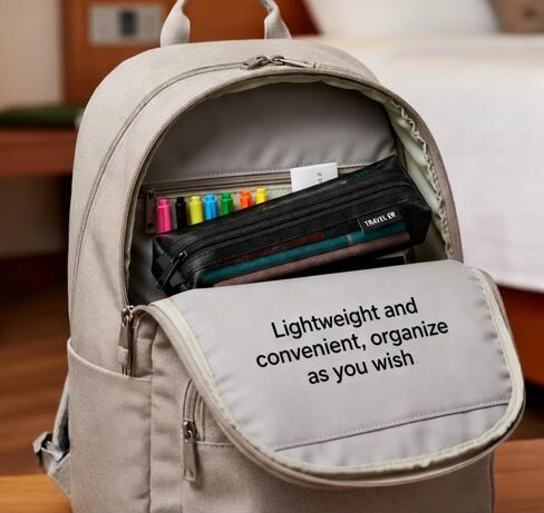 1PCSPencil Case Cute Thin Slim Pencil Pouch Small Stylish nylon Lightweight bag (Black,Oxford Fabric) in Saudi Arabia