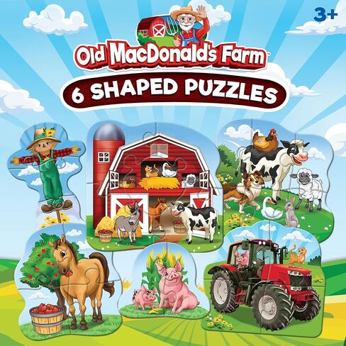 Masterpieces Sesame Street Puzzles - 6-Pack Mini Shaped Jigsaw Puzzles, Eco-Friendly, Double-Sided, Ages 3+, Featuring Rosita, Elmo & More in Saudi Arabia