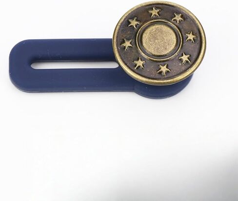 10PCS Adjustable Jean Button Extender Set - No-Sew Waist Expander with Multiple Styles for Jeans & Trousers, Detachable Pants Waist Extender in Saudi Arabia