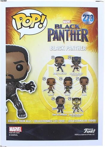 Funko Pop! Marvel: Black Panther - Masked Black Panther Limited Edition Chase Variant Vinyl Figure (Bundled with Pop Box Protector CASE) in Saudi Arabia