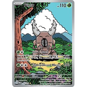 Pokemon - Pinsir 168/167 – Twilight Masquerade – Illustration Rare – Full Art – Single Card in Saudi Arabia