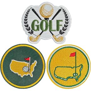 Golf Patch, Golf Iron on Patches for Hats, Shirt, Jacket Bag, Sport Decal Gift in Saudi Arabia