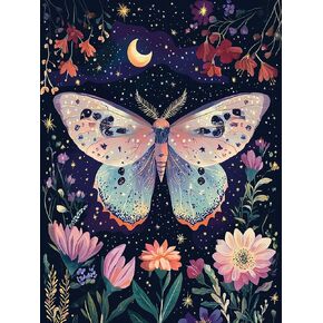 croshom Diamond Art Kits for Adults, Butterfly Diamond Painting Kits for Adults, Diamonds Art Painting Kit for Adult, 5D DIY Full Drills Craft for Gifts, Home Wall Decor 11.8" x 15.7" in Kuwait