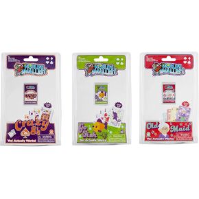 World's Smallest Mini Travel Card Games Bundle Set of 3 Crazy 8's - Old Maid - Go Fish in Kuwait