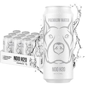 NO DAYS OFF Premium Sparkling Water - 12 Pack,16 fl oz, Unflavored - Ultra-Purified Reverse Osmosis with Gentle Carbonation, BPA-free 100% Recyclable Cans in Saudi Arabia