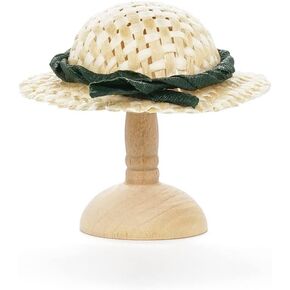 Odoria 1/12 Miniature Straw Hat with Stand Dollhouse Decoration Accessories in Kuwait