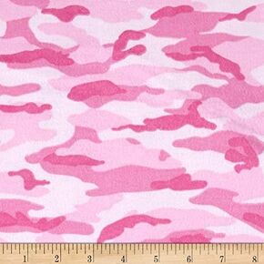Comfy Flannel Camo Pink, Fabric by the Yard in Saudi Arabia
