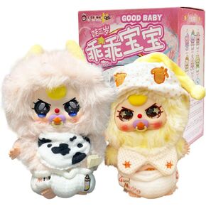 صندوق أعمى من القطيفة من سلسلة Baby Three Good Baby (1 من 9 أنماط محتملة) مجسمات لطيفة ألعاب قابلة للتجميع هدايا عيد الميلاد (قطعة واحدة - صندوق أعمى) in Kuwait