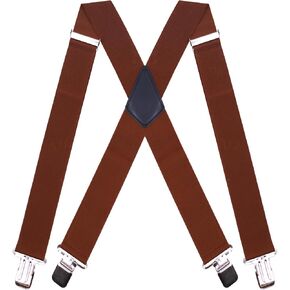 GUCHOL Suspenders for Mens Heavy Duty 2 Inch Work Suspenders High Elasticity and Strong Clip Adjustable Suspender Long Tall in Kuwait