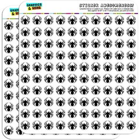 ملصقات صناعة القصاصات Spider Black Widow مقاس 1/2 بوصة (0.5 بوصة) - شفافة in Kuwait