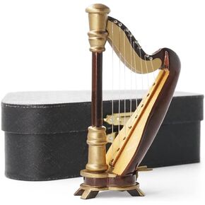 Odoria 1/12 Miniature Harp Dollhouse Musical Instruments Accessories in Kuwait
