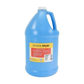 School Smart Washable Tempera Paint, Light Blue, 1 Gallon Bottle in Saudi Arabia