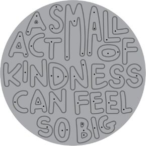 Ellen Hutson, Essentials by Ellen, A Small Act of Kindness Can Feel So Big Designer Die Phrase, Card Making Sentiments, Scrapbooking, DIY, Die Cutting, Kindness in Kuwait