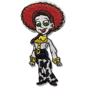 Cute Cowgirl Embroidered Iron on Patch, 1.75" x 3.5" in Kuwait