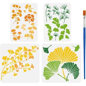 FINGERINSPIRE 4 قطع استنسل رموز مصرية للرسم بفرشاة A4/11.8 بوصة قابلة لإعادة الاستخدام قالب إله أنوبيس أبو الهول الهيروغليفي عين حورس استنسل بلاستيكي PET مصر قالب للديكور in Kuwait