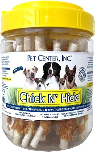 Pet Center, Inc. (PCI - Chick N 'Hide - 6 أعواد جلد خام ملفوفة بالدجاج in Kuwait