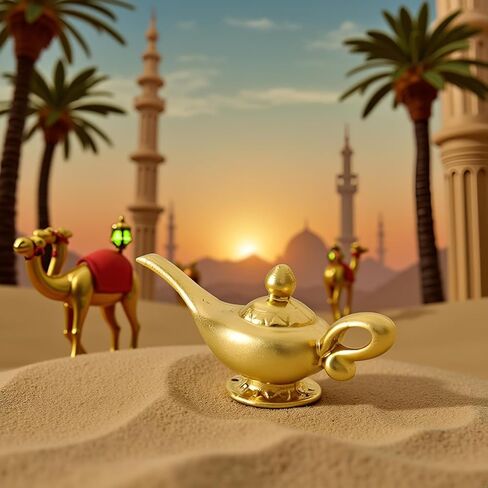 ملحقات تزيين مصباح علاء الدين الجني المصغر، 1/12 ملحقات تزيين مصباح الجني علاء الدين المصغر، مصباح الجني، دعامة الهالوين البلاستيكية in Saudi Arabia