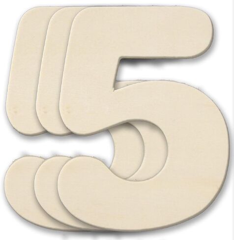 The Crafts Outlet 4-in Family of Wood Shape 4mm Thick Shape (Moon and Star) Medium Unfinished Plywood, 3-Pack in Saudi Arabia
