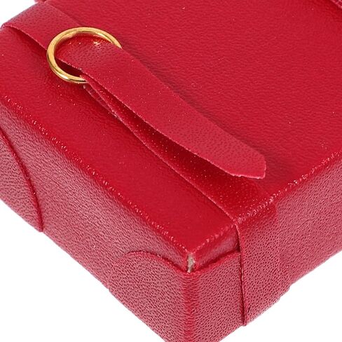 TOYANDONA Dollhouse Suitcase, Dolls Travel Suitcase Vintage Trunk Suitcase Toy Doll House Miniature Luggage Case for Playing House Model Mini Room Decor Red in Saudi Arabia