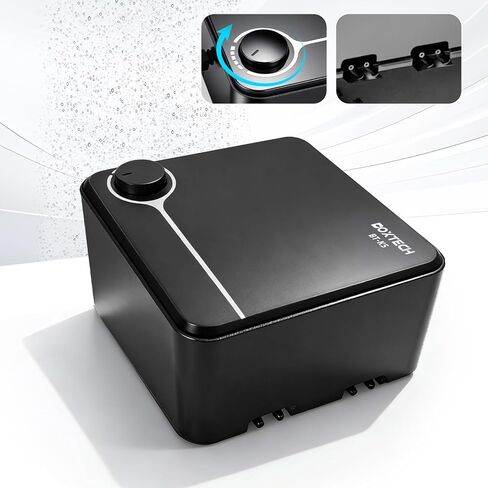 UPETTOOLS Aquarium Air Pump 10W – Ultra-Quiet Fish Tank Air Pump with 4 Outlets & Adjustable Flow Control, Powerful Oxygen Pump for Aquariums up to 200 Gallon in Saudi Arabia