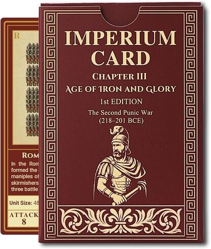 Imperium Cards Roman Historical Strategy Card Game – Second Punic War Core Set – Rome vs Carthage Tabletop Battle – by Sumeru and Seed in Saudi Arabia
