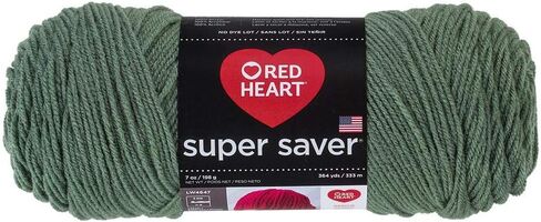 Red Heart Super Saver Yarrn 631 Light Sage in Saudi Arabia