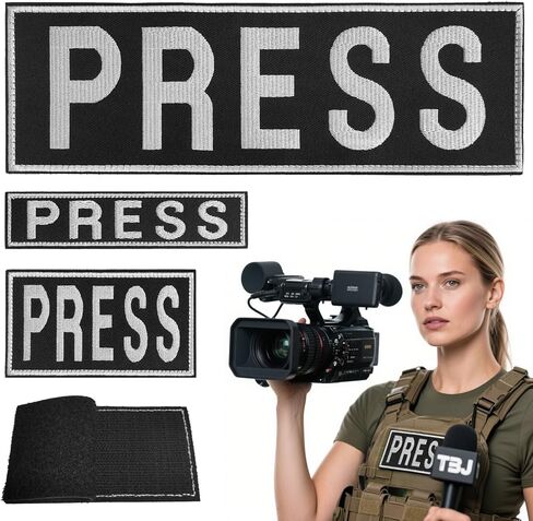 2 Pack Sheriff Patches Hook and Loop System - Sheriff Patch for Vest, Jacket 10.75" x 4"(Black) in Kuwait