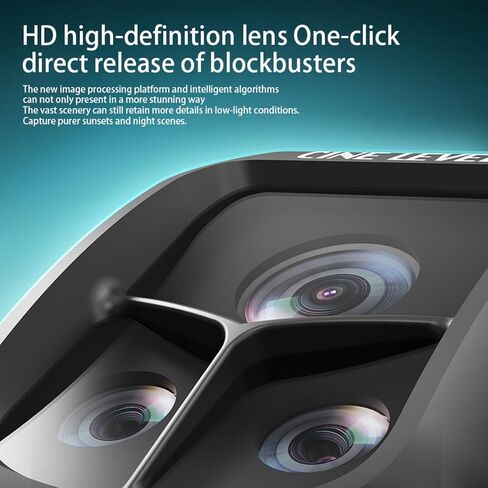 طائرة بدون طيار مع طائرات بدون طيار بكاميرا 8K للبالغين، شاشة LCD عالية الوضوح مقاس 4.5 بوصة وشاشة عرض كبيرة للتحكم عن بعد، 3 بطاريات، 5G HD بدون فرش GPS بدون طيار العودة التلقائية، تجنب العوائق (أسود وبرتقالي) (أسود) in Kuwait