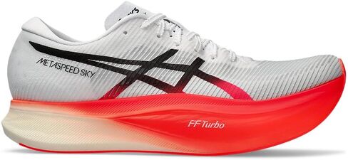 ASICS Unisex METASPEED Sky+ Running Shoe, 7, White/Black in Saudi Arabia