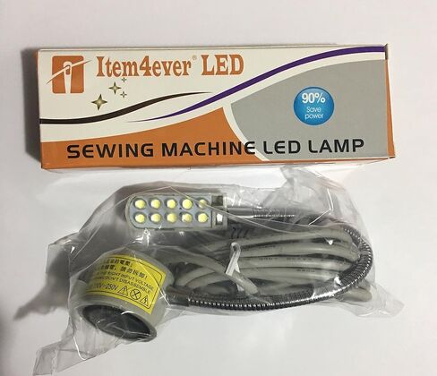item4ever Magnetic Mounting Base Flexible Gooseneck Lamp 10 LED Light for Home or Sewing Machine in Saudi Arabia