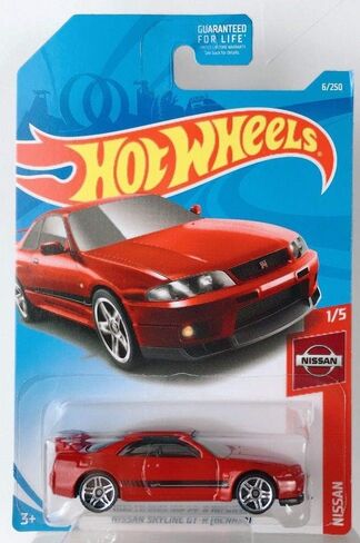 Hot Wheels 2019 Nissan Nissan Skyline GT-R (BCNR33) 6/250, Maroon in Saudi Arabia