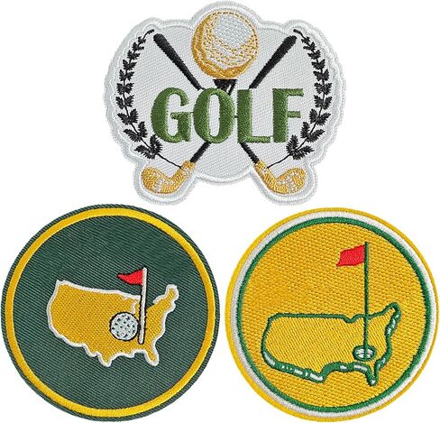 Golf Patch, Golf Iron on Patches for Hats, Shirt, Jacket Bag, Sport Decal Gift in Saudi Arabia