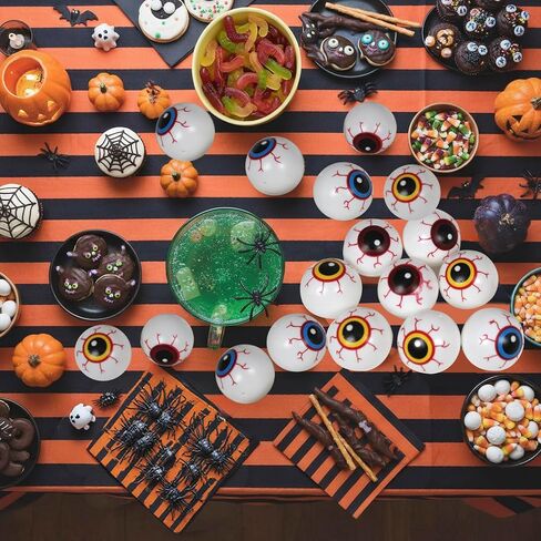 30PCS 1 Inch Plastic Halloween Eyeballs - Fake Eye Balls for Kids, Halloween Party Favors, Goody Bag Fillers & Terror Decor Props in Saudi Arabia