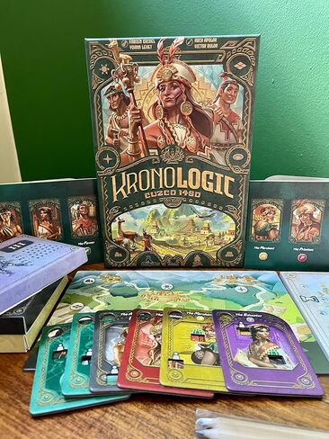 Kronologic: Cuzco 1450 | Mystery Detective Game for Kids, Teens & Adults | Solve The Unexplained Mysteries Plaguing 1450s Peru | Competitive or Solo Deductive Game | Ages 10+ | 1-4 Players | 30 Min in Saudi Arabia