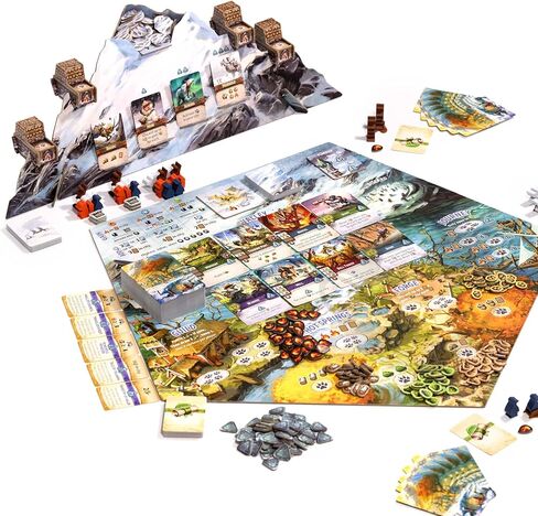 Everdell Silverfrost Essentials Edition Board Game for 1–4 Players | Standalone City-Building Strategy Game Ages 10+ | Worker Placement Tabletop Game in Saudi Arabia