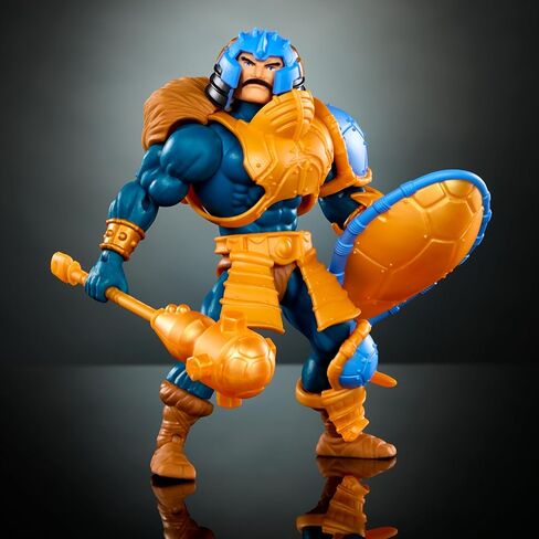 Masters of the Universe Mattel Masters of the Universe Origins Turtles of Grayskull Action Figure & Accessories, Man-At-Arms Collectible Toy with 16 Joints, TMNT & MOTU Crossover in Saudi Arabia