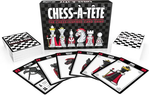 Chess-à-Tête – 2 Player Strategy Card Game for Adults & Teens | Chess-Inspired Tactical Battles | Fast, Portable, Easy to Learn in Saudi Arabia